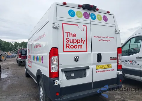 2020 Ram Promaster 2500 High Roof 159 Wb from USA, damaged, VIN 3C6TRVDG1LE133540